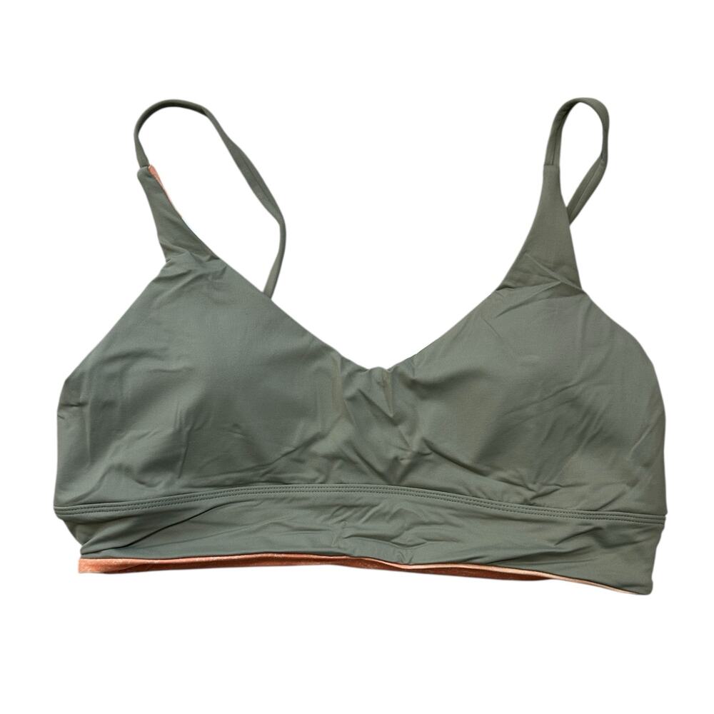 Prana Swim Top Willow Falls Reversible Top Waves Orange Gray Tan XS NWT - Picture 4 of 5